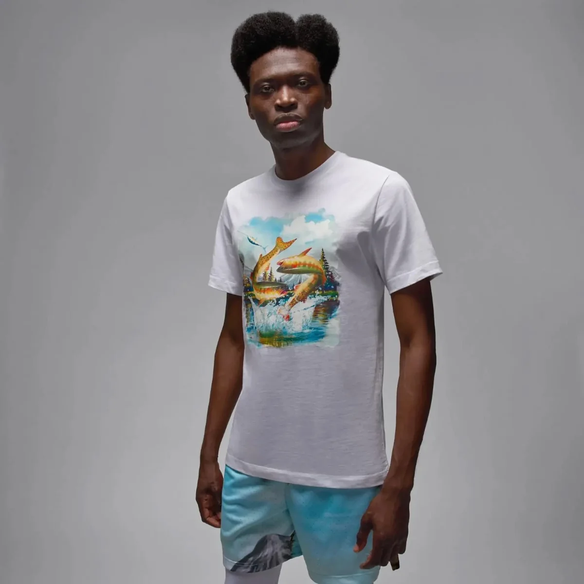 Чоловіча футболка JORDAN M J SS CREW LD HJ2407-100, S