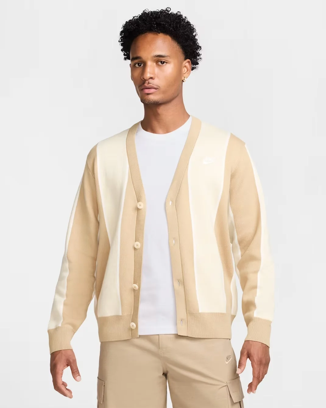Толстовка чоловіча NIKE M NK CLUB FAIRWAY STRIPE SWTR HM4812-297, L