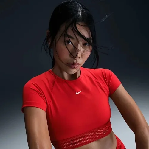 Жіночий топ NIKE W NP Dri-FIT SS CROP TOP TT GX HM6369-657, L