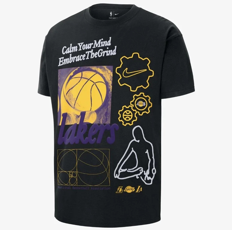 Футболка чоловіча Nike LAL Cts OGC POS Max90 HQ0631-010, L