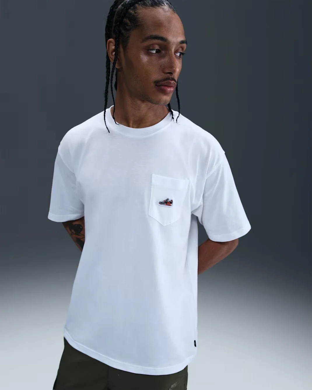 Футболка чоловіча Nike Accs Patch Cnct White