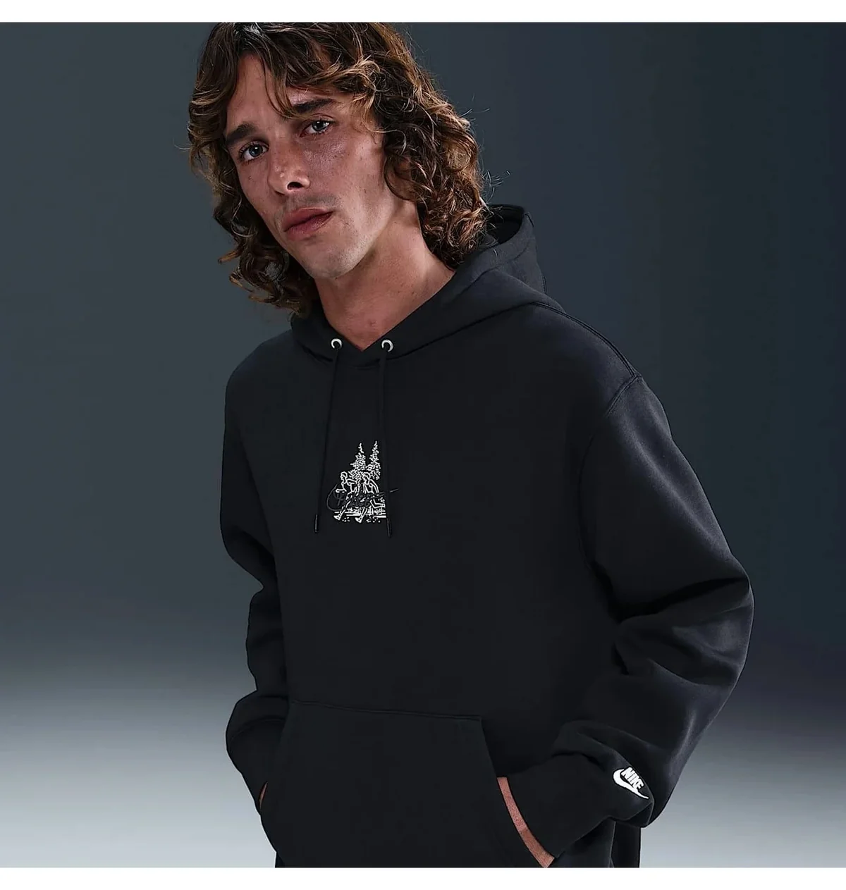 Толстовка чоловіча NIKE M NK CLUB BB HDY RUN REISSUE HV1216-010, 2XL