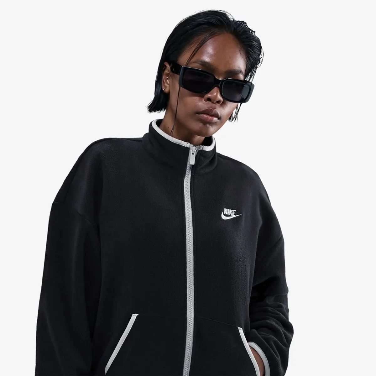 Жіноча толстовка NIKE W NSW CLUB FLC LSE CZY TRK JKT HV2730-010, L