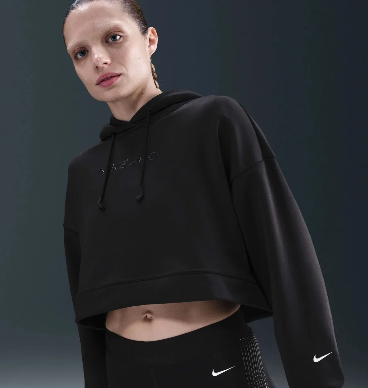 Толстовка жіноча NIKE W NP TF FLC HOODIE GG GRX HV3600-010, M