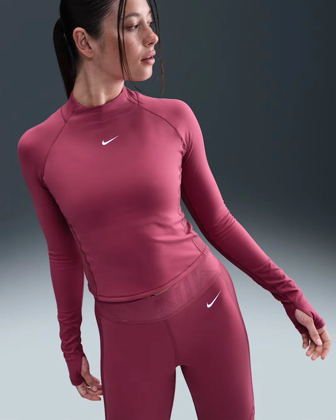 Жіночий лонгслів Nike Pro Women's Dri-FIT HV3736-634, M