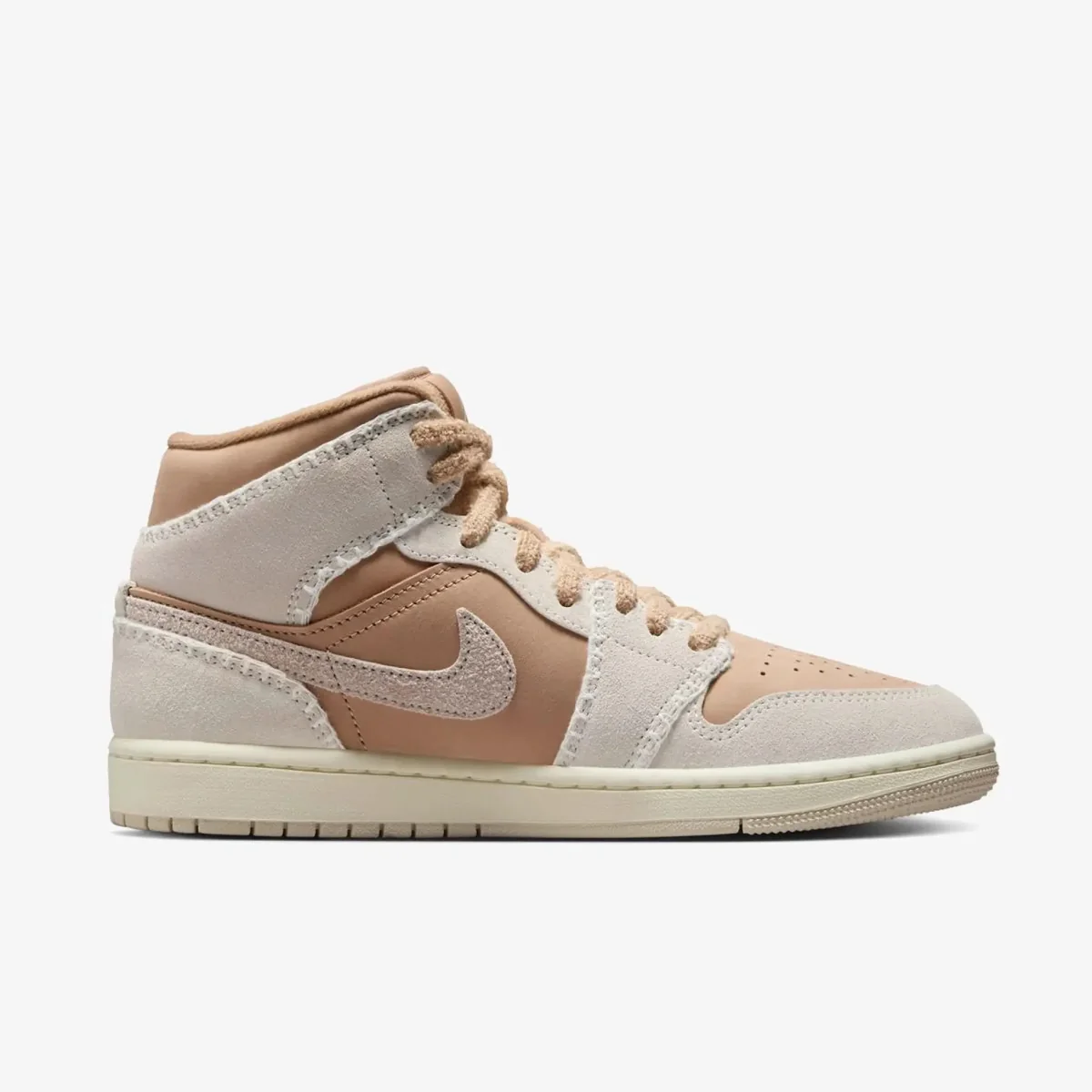 Кросівки жіночі Air Jordan 1 Mid Se Brown/Beige