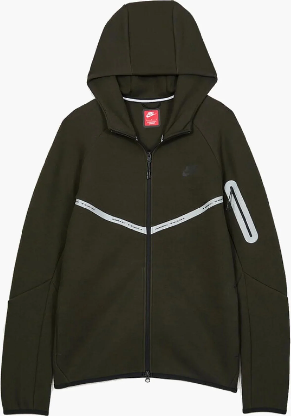 Толстовка чоловіча Nike Tech Flc Wr Fz Reflec Olive