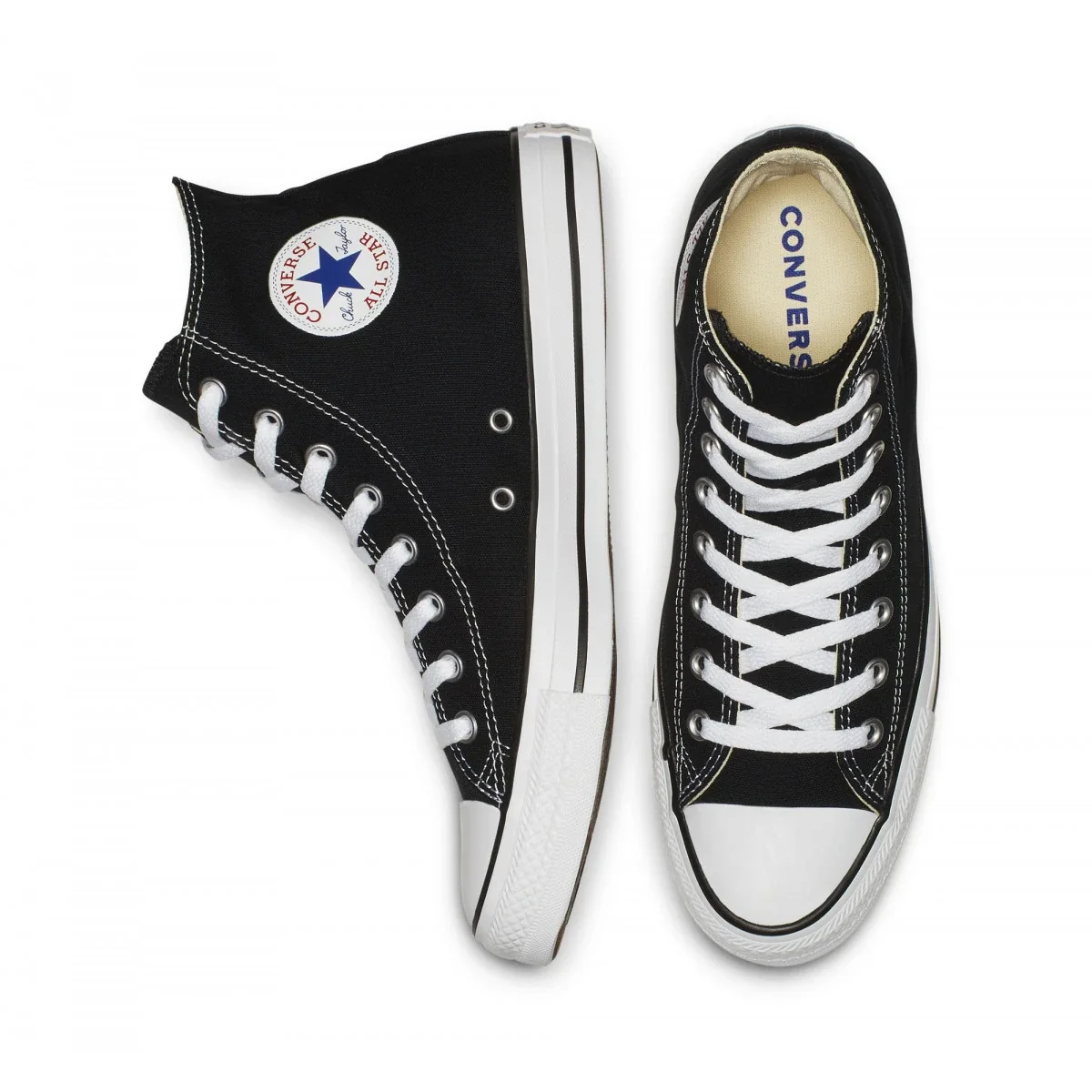 Кеди унісекс Converse ALL STAR HI BLACK Black M9160C 39.5 — фото 23