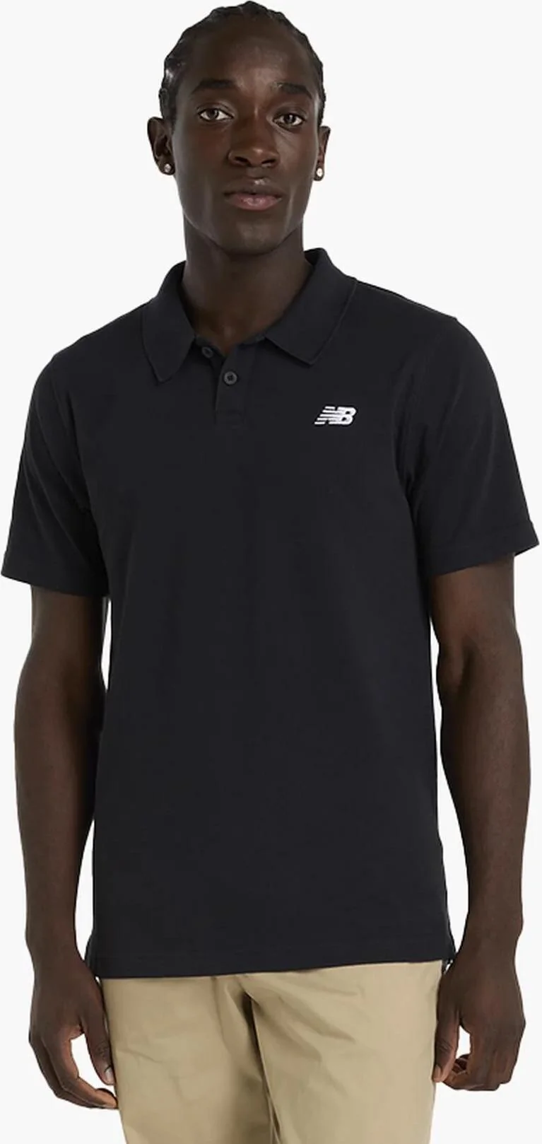 Поло чоловіче New Balance Cotton Pique Brown MT51519BK S
