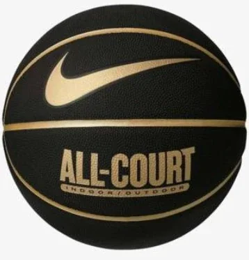 М'яч баскетбольний Nike EVERYDAY ALL COURT 8P DEFLATED BK/METALLIC GOLD/BLACK/METALLIC GOLD size 7 (N.100.4369.070.07)