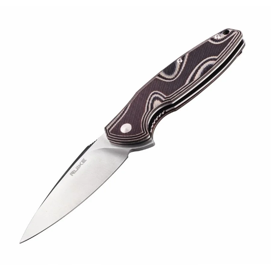Ніж складаний туристичний Ruike Fang P105-K, (9.2 см) 14C28N / G10 сірий