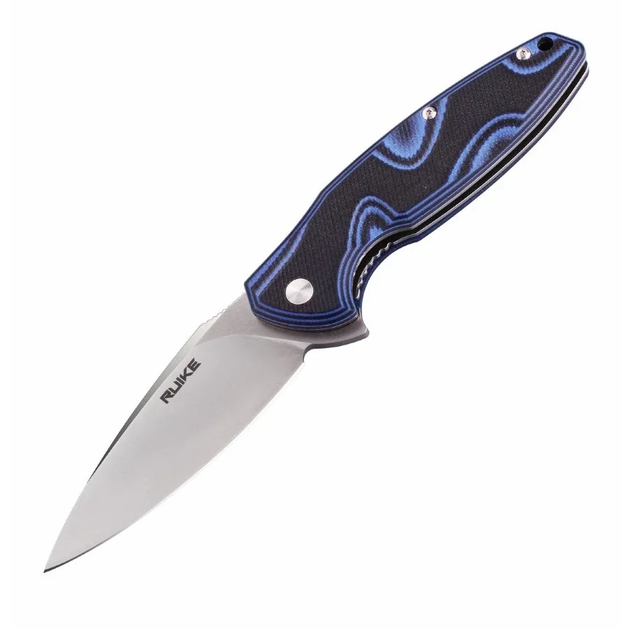 Ніж складаний туристичний Ruike Fang P105-Q, (9.2 см) 14C28N / G10 синій