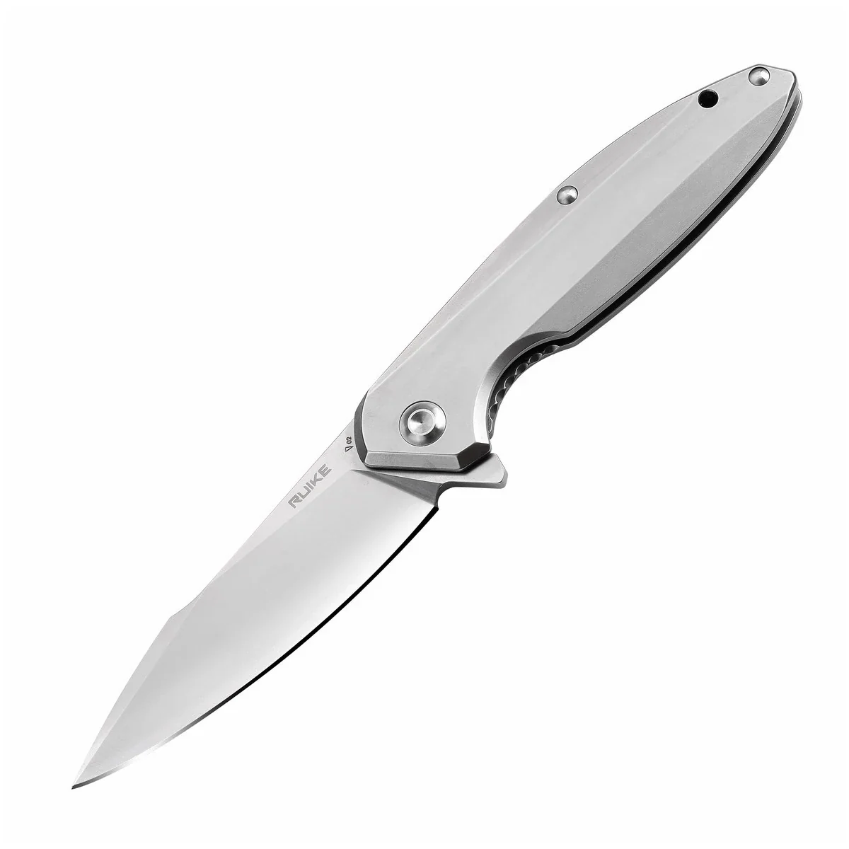 Ніж складаний туристичний Ruike P128-SF, (9.3 см) 14C28N / 3cr14n сірий