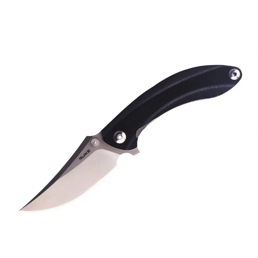 Ніж складаний туристичний Ruike P155-B, (9 см) 14C28N / G10 чорний