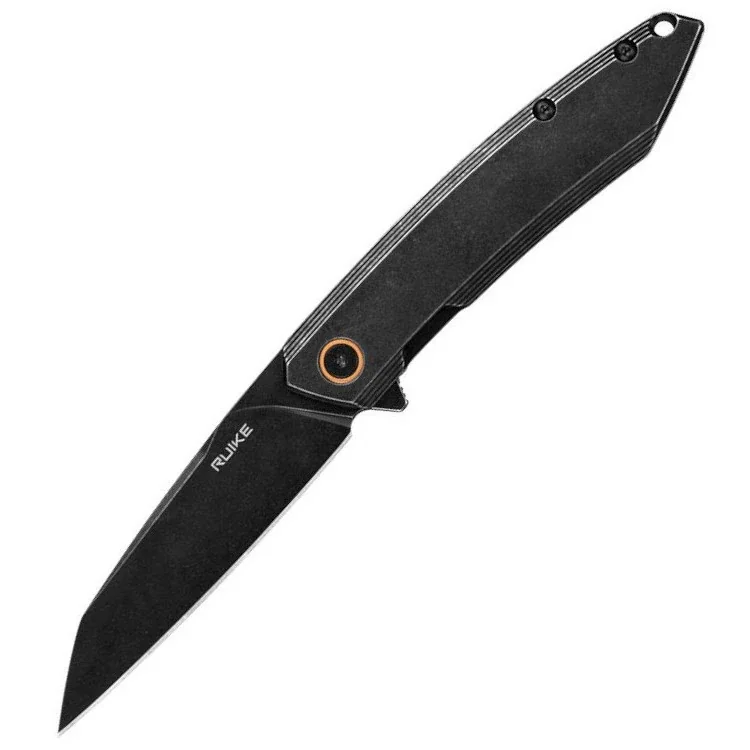 Ніж складаний туристичний Ruike P831S-SB, (8.5 см) 14C28N / 3cr14n чорний