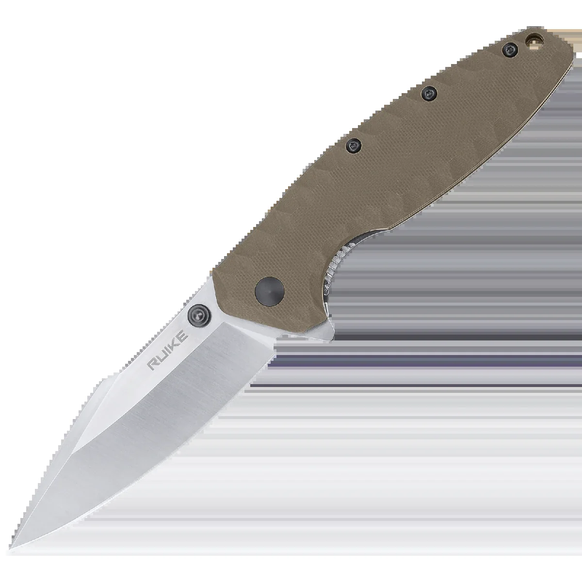 Ніж складаний туристичний Ruike P843-W, (9 см) 12C27 / G10 помаранчевий