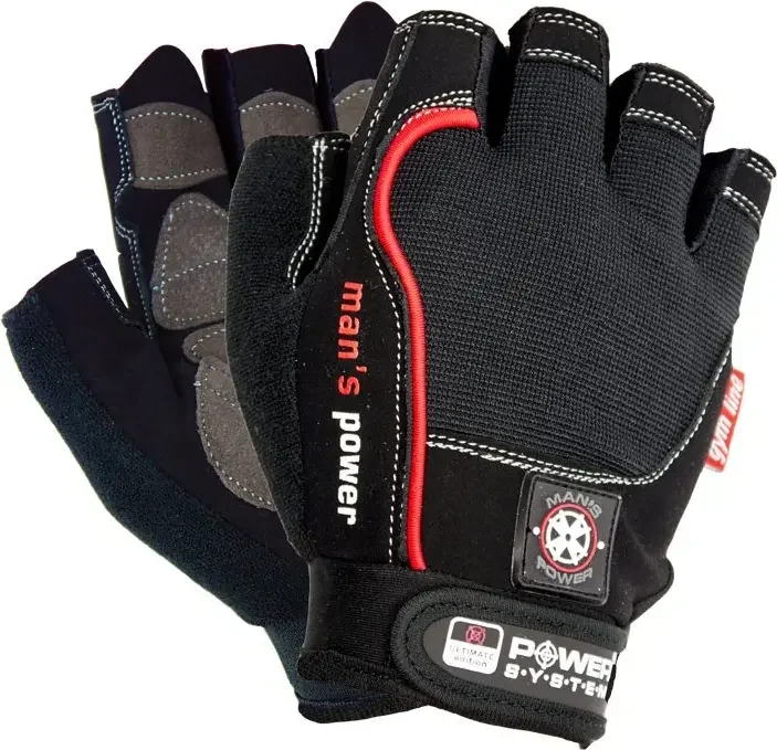 Рукавички для фітнесу Power System PS-2580 Man’s Power Black XS