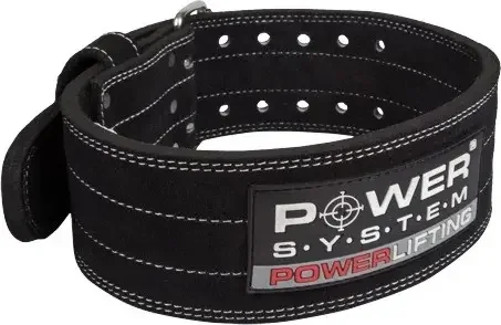 Пояс для пауерліфтингу Power System PS-3800  PowerLifting шкіряний Black XL