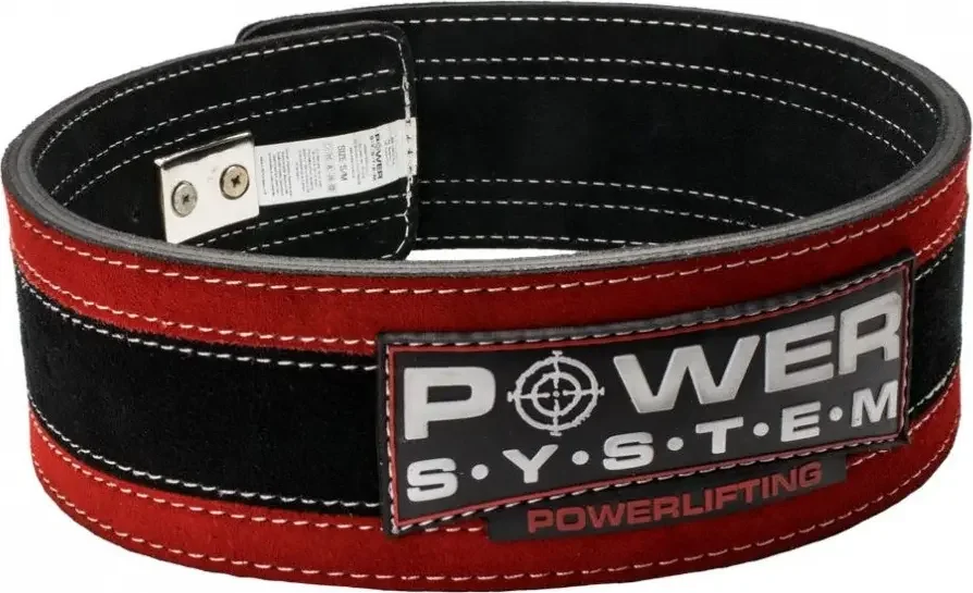 Пояс для важкої атлетики Power System Stronglift PS-3840 Black/Red S/M