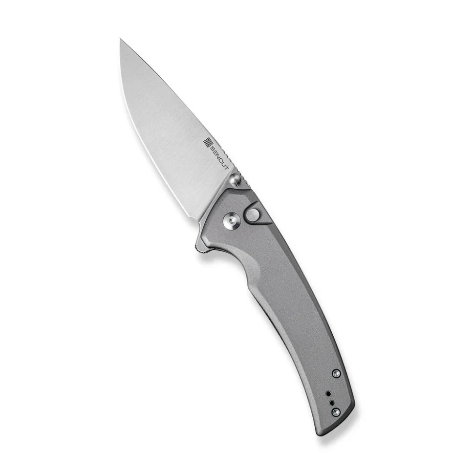 Ніж складаний туристичний Sencut Serene, (8.8 см) D2 / Aluminum сірий