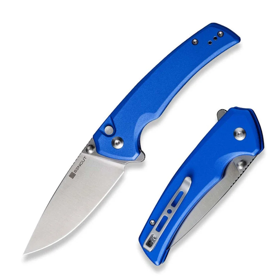 Ніж складаний туристичний Sencut Serene, (8.8 см) D2 / Aluminum синій