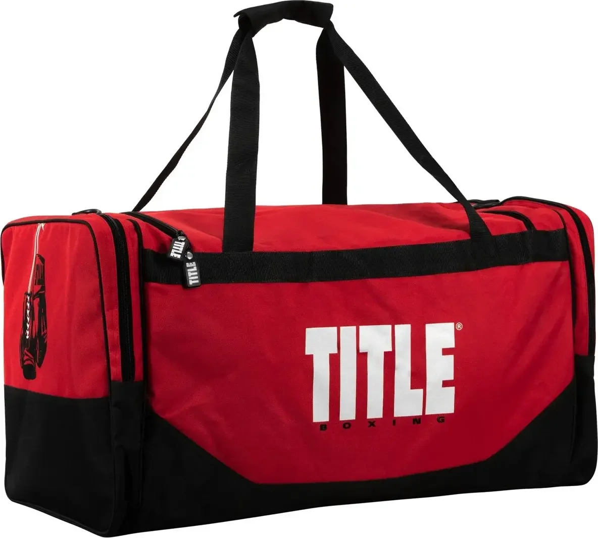 Спортивна сумка TITLE Boxing Deluxe Gear Bag Red (70л.)