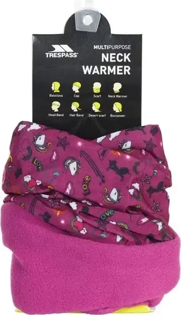 Бафф CALLAGHAN - KIDS NECKWARMER UCHSSCN20001-UNICORN PRINT Trespass TU Розовий