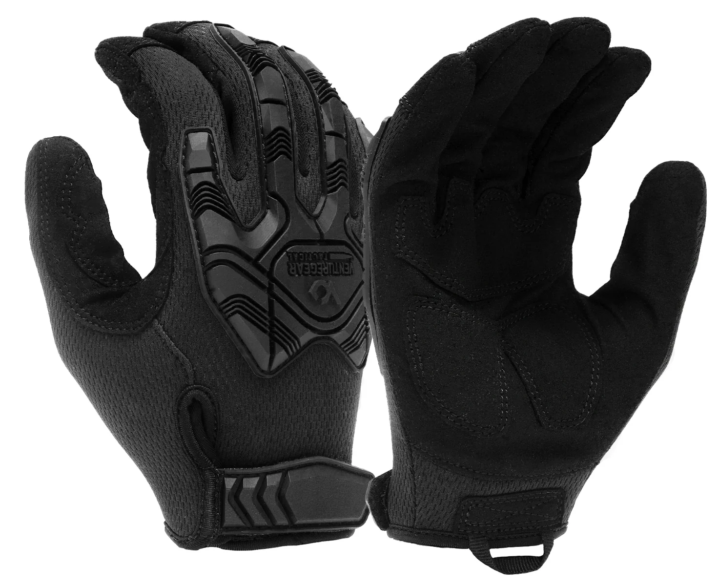 Тактические перчатки противоударные Venture Gear Tactical VGTG40 Heavy-Duty Impact Operator, черные, размер L (9)