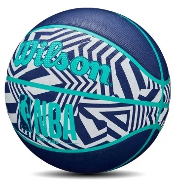 М'яч баскетбольний Wilson NBA DRV PLUS DAZZLE CAMO BSKT INDIGO size 6