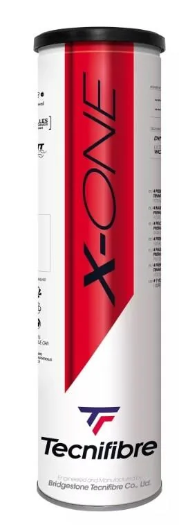 М'ячі для тенісу Tecnifibre X-One 4В — Нові надходження