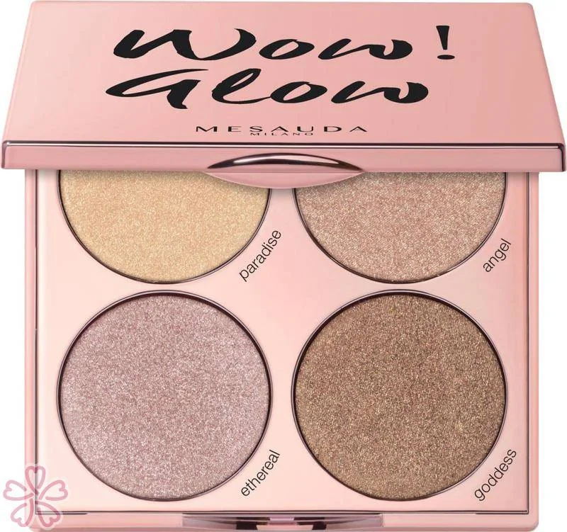 Палетка хайлайтеров MESAUDA Wow! Glow