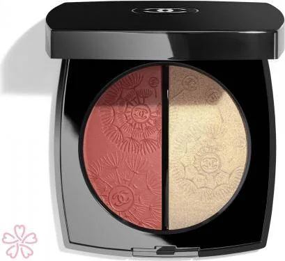 Палетка: рум'яна та пудра з ефектом сяйва CHANEL Jardin Imaginaire Blush And Highlighter