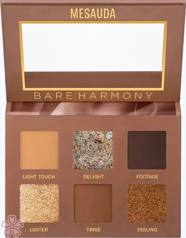 Палетка теней для глаз MESAUDA Bare Harmony 3.0 6 г 203 Cool Bronze