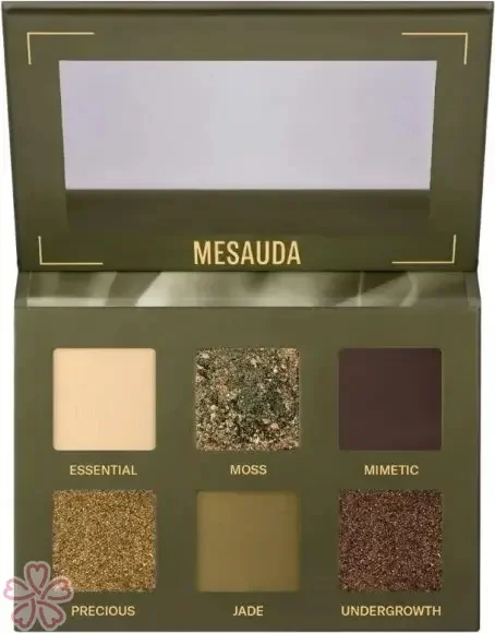 Палетка теней для глаз MESAUDA Bare Harmony 3.0 6 г 205 Hidden Green