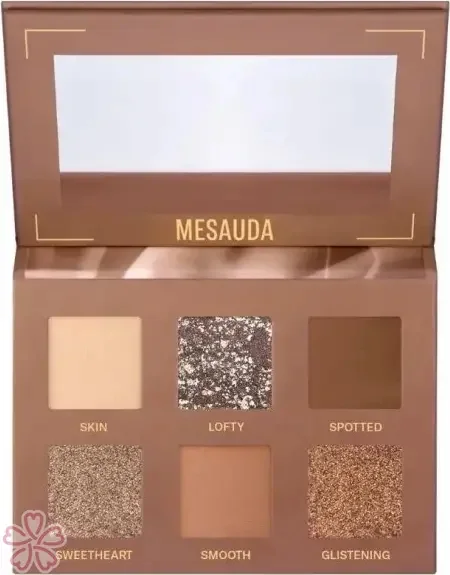 Палетка теней для глаз MESAUDA Bare Harmony 3.0 6 г 206 Timeless Nude