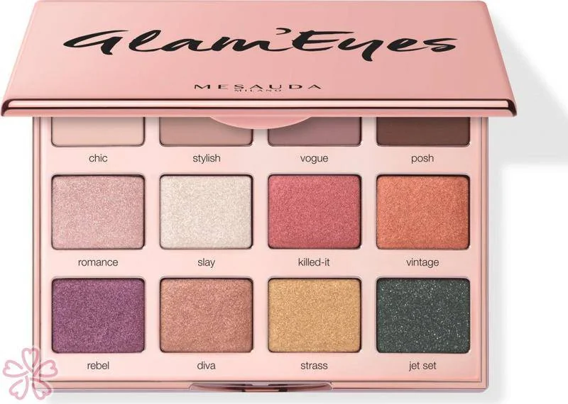 Палетка теней для глаз MESAUDA Glam'Eyes