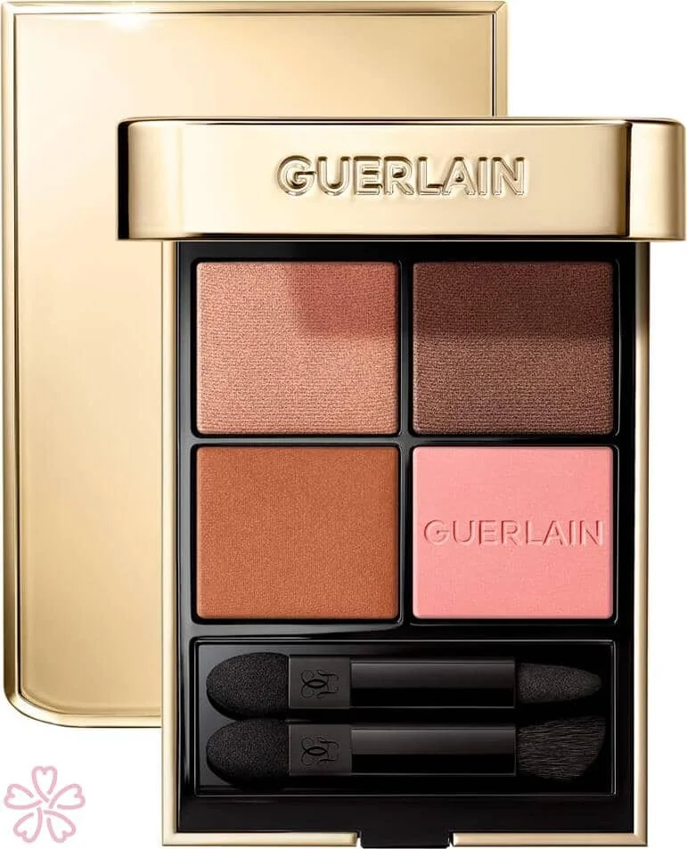 Палетка теней для век Guerlain Ombre G Quad Eyeshadow Palette 129 Honey Amber