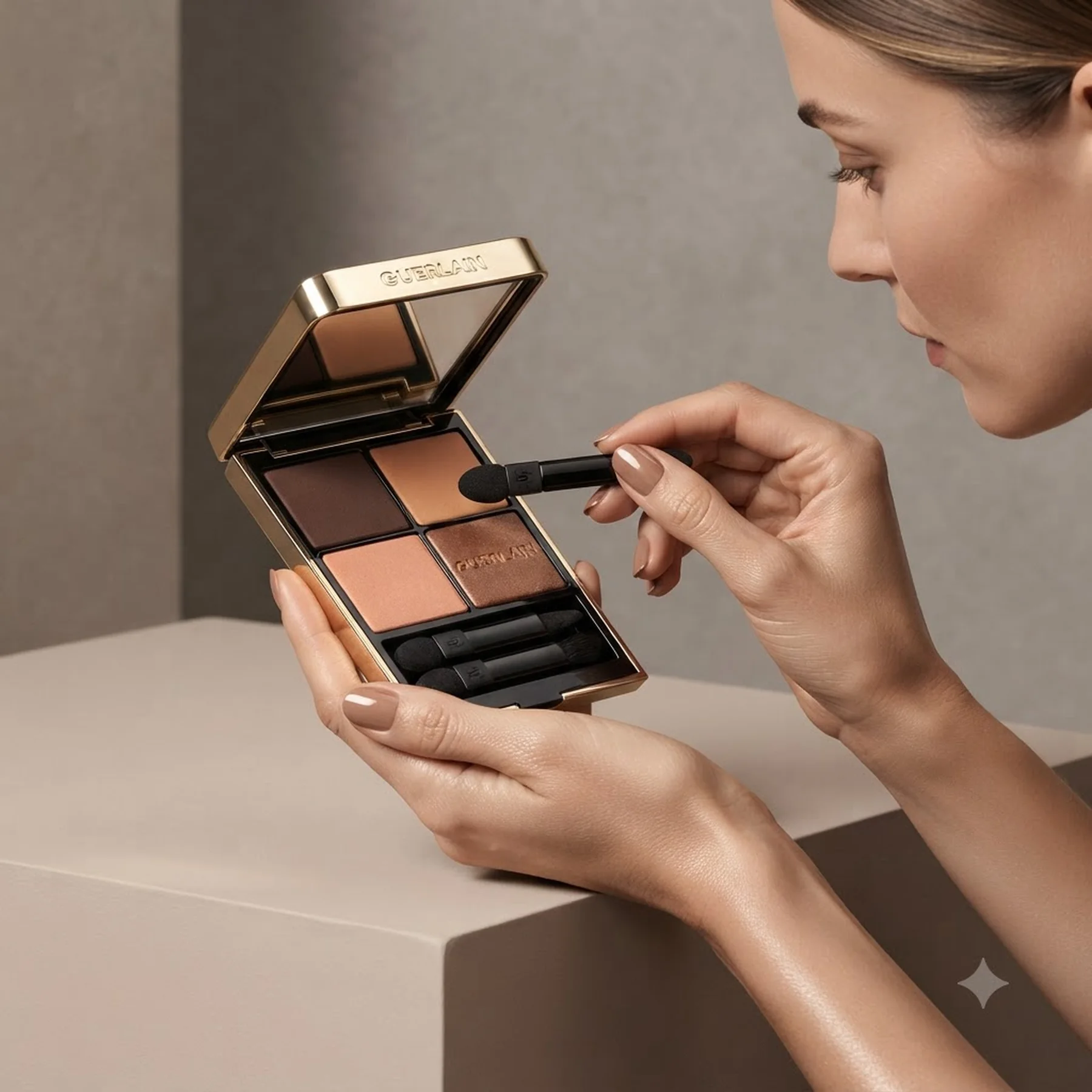 Палетка теней для век Guerlain Ombre G Quad Eyeshadow Palette 258 Wild Nudes
