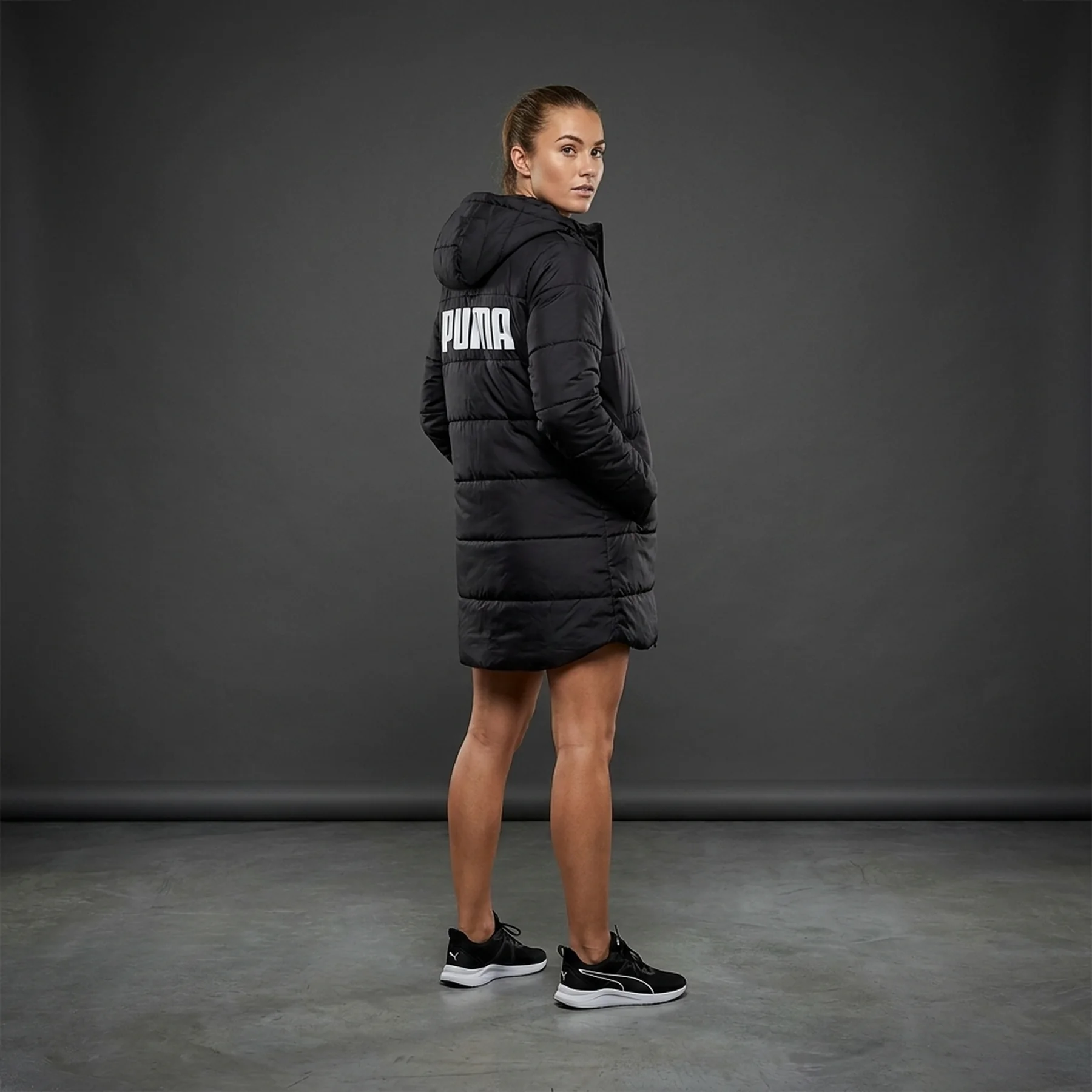 Пальто ESS+ Padded Coat 67171201 Puma L Чорний