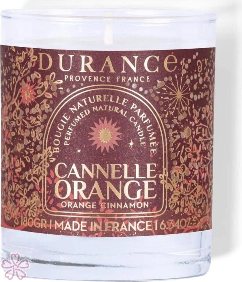 Парфюмированная свеча Durance Perfumed Handcraft Candle 180 г Апельсин з корицею