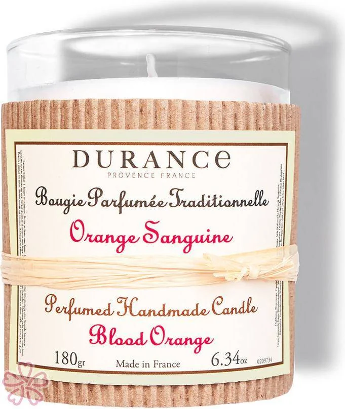 Парфюмированная свеча Durance Perfumed Handcraft Candle 180 г Червоний апельсин