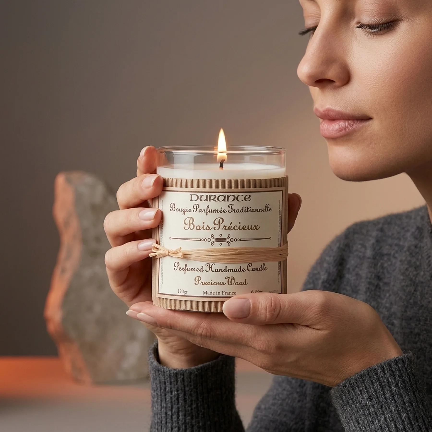 Парфюмированная свеча Durance Perfumed Handcraft Candle 180 г Ценные породы дерева