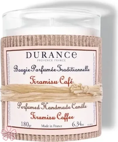 Парфюмированная свеча Durance Perfumed Handcraft Candle 180 г Кава - Тірамісу