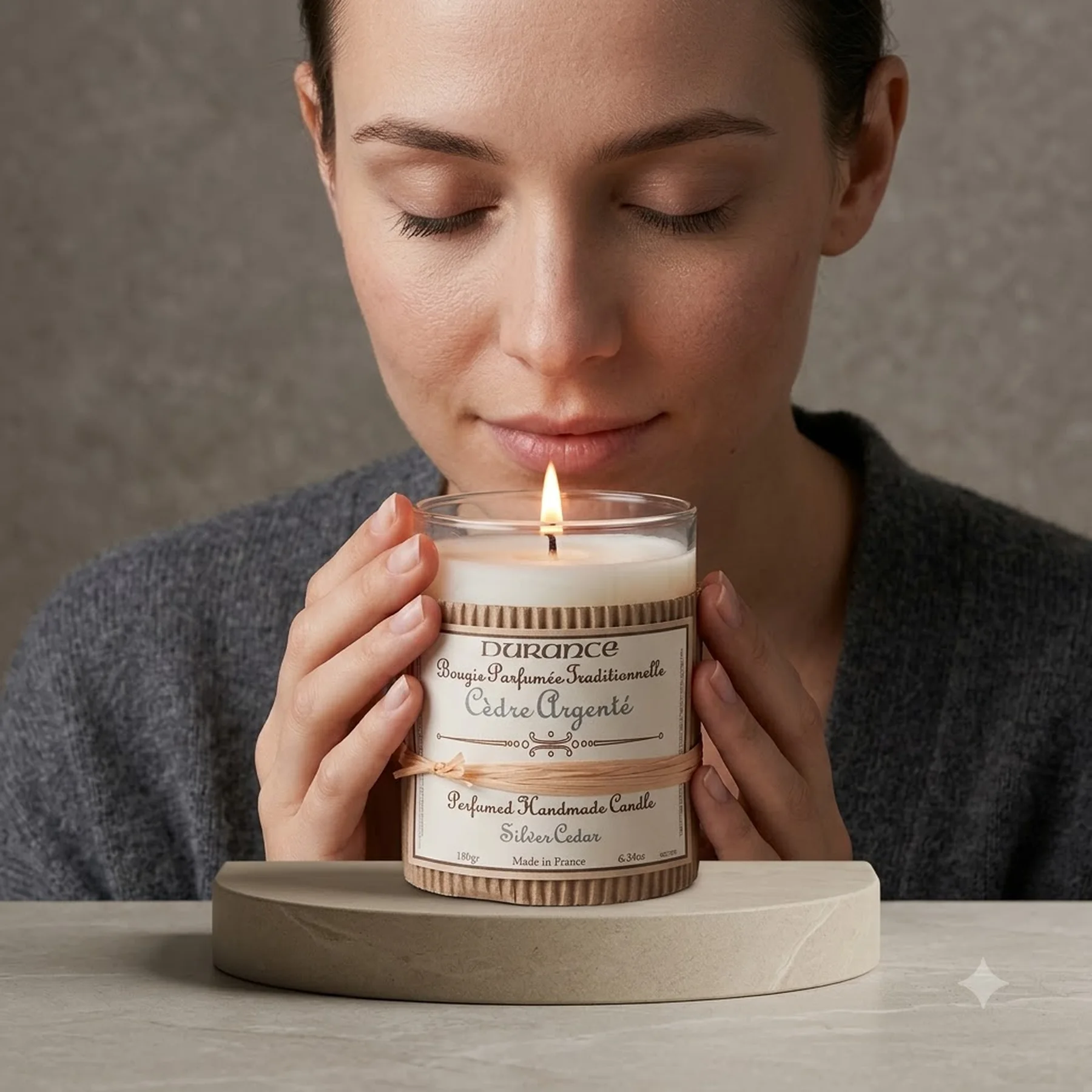 Парфюмированная свеча Durance Perfumed Handcraft Candle 180 г кедр