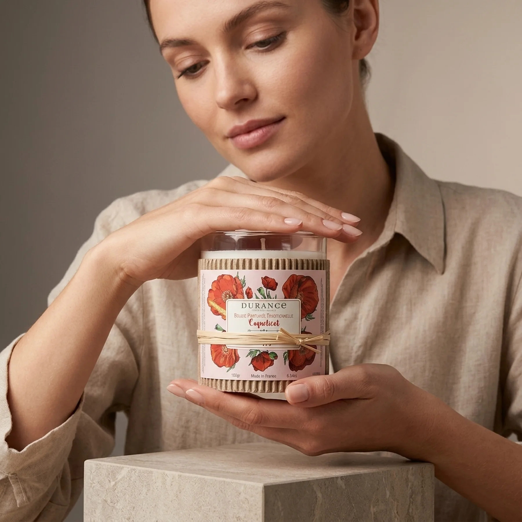 Парфюмированная свеча Durance Perfumed Handcraft Candle 180 г Мак