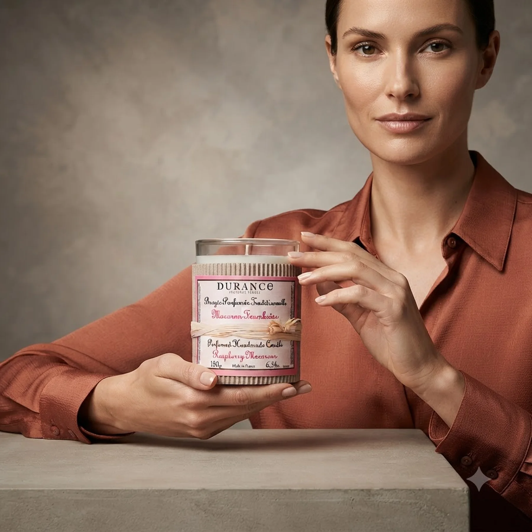 Парфюмированная свеча Durance Perfumed Handcraft Candle 180 г Малиновий макарон