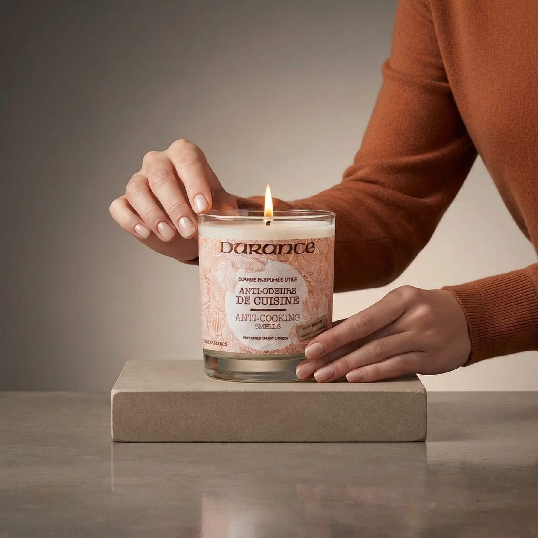 Парфюмированная свеча Durance Perfumed Handcraft Candle 180 г Нейтралізатор запахів приготування їжі