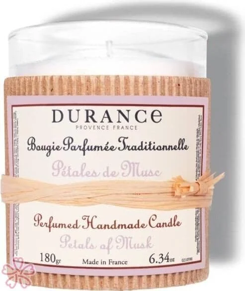 Парфюмированная свеча Durance Perfumed Handcraft Candle 180 г Пелюстки мускусу