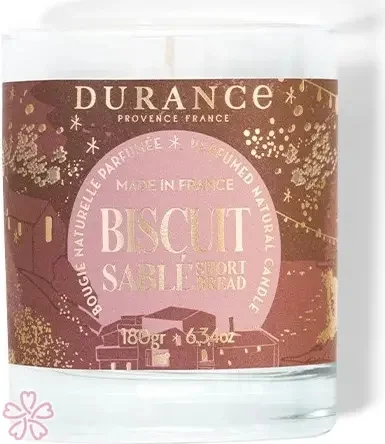 Парфюмированная свеча Durance Perfumed Handcraft Candle 180 г Пісочне тісто