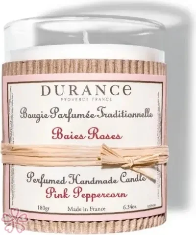 Парфюмированная свеча Durance Perfumed Handcraft Candle 180 г Рожеві ягоди